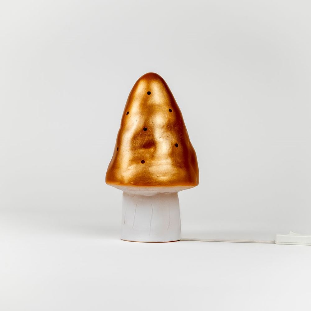 Lampe Egmont champignon cuivre + variateur.