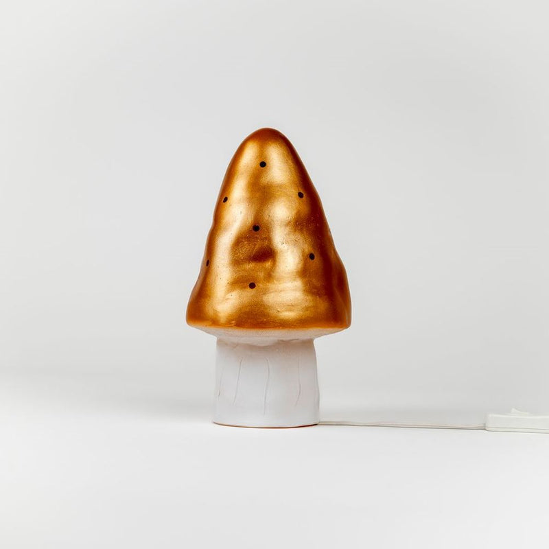 Lampe Egmont champignon cuivre + variateur.