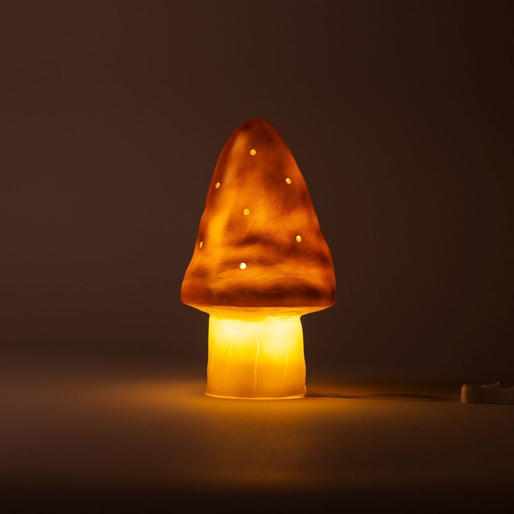 Lampe Egmont champignon cuivre + variateur.