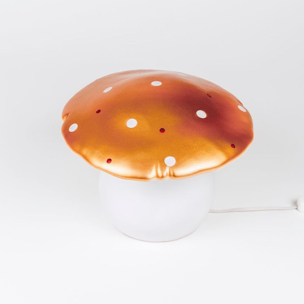Lampe Egmont champignon cuivre + variateur.
