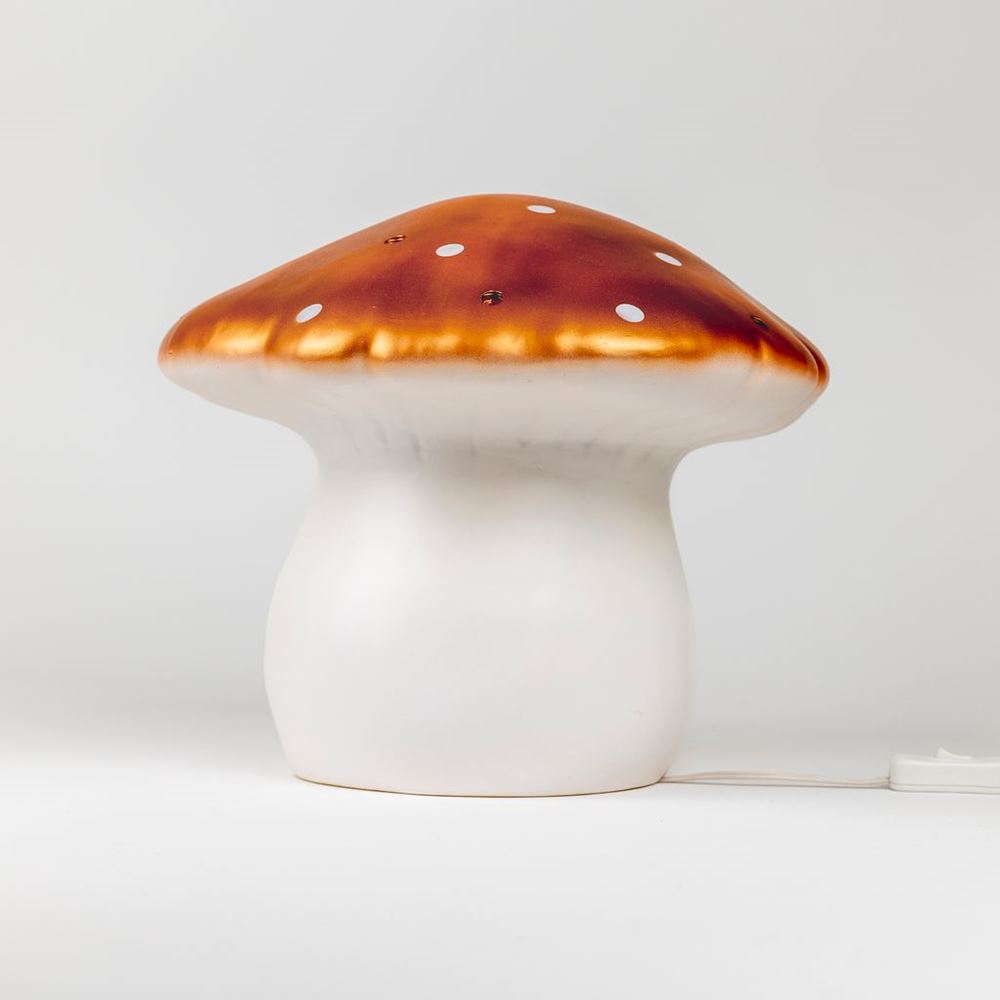 Lampe Egmont champignon cuivre + variateur.