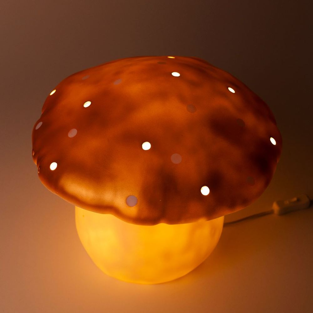 Lampe Egmont champignon cuivre + variateur.