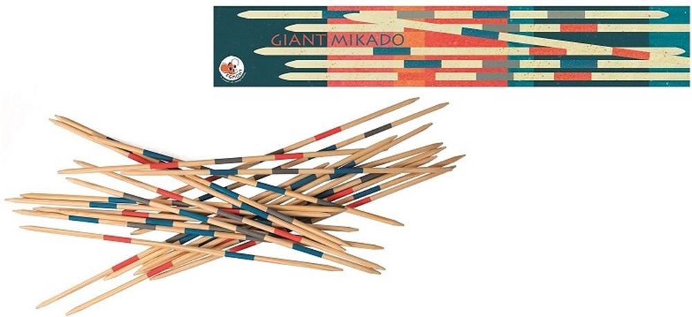 Mikado en bois 76,5 x 13 x 3,5 cm. 5+