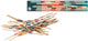 Mikado en bois 76,5 x 13 x 3,5 cm. 5+