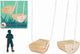 Blocs de course en bois Egmont 14 x 14 x 8 cm