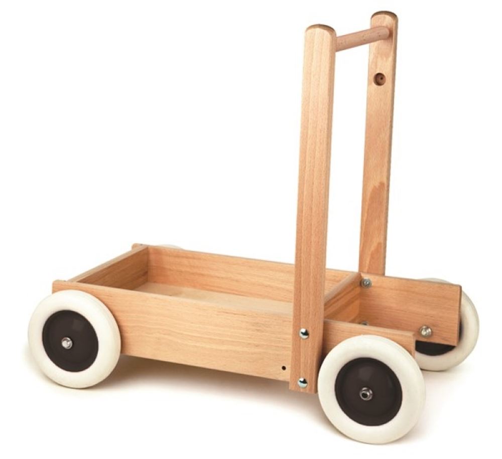 Chariot pousseur en bois Egmont. 54x32x50cm. 1+