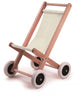 Poussette Egmont en bois et tissu naturel. 40x5