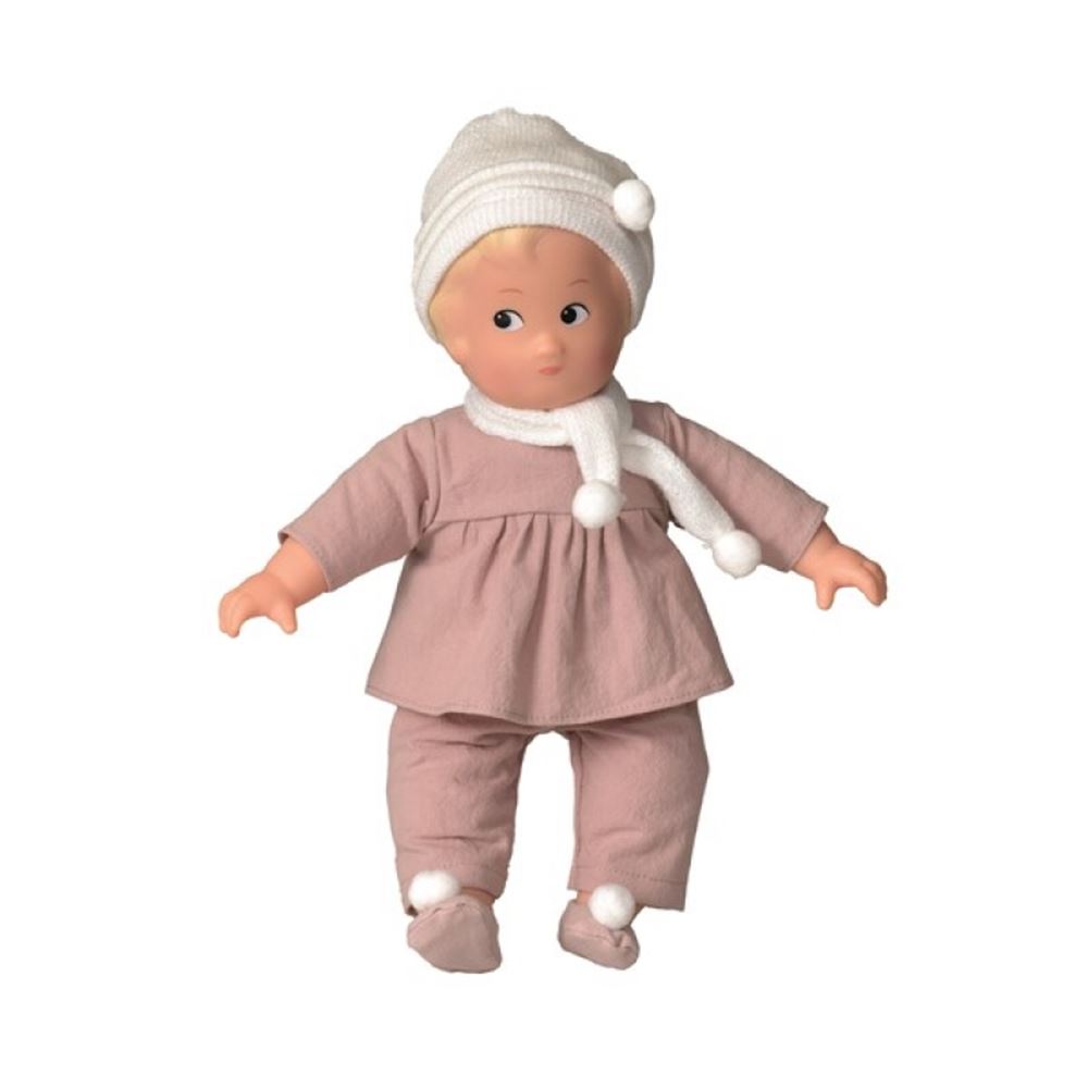 Poupée bébé Elena. corps mou. 32cm. mains