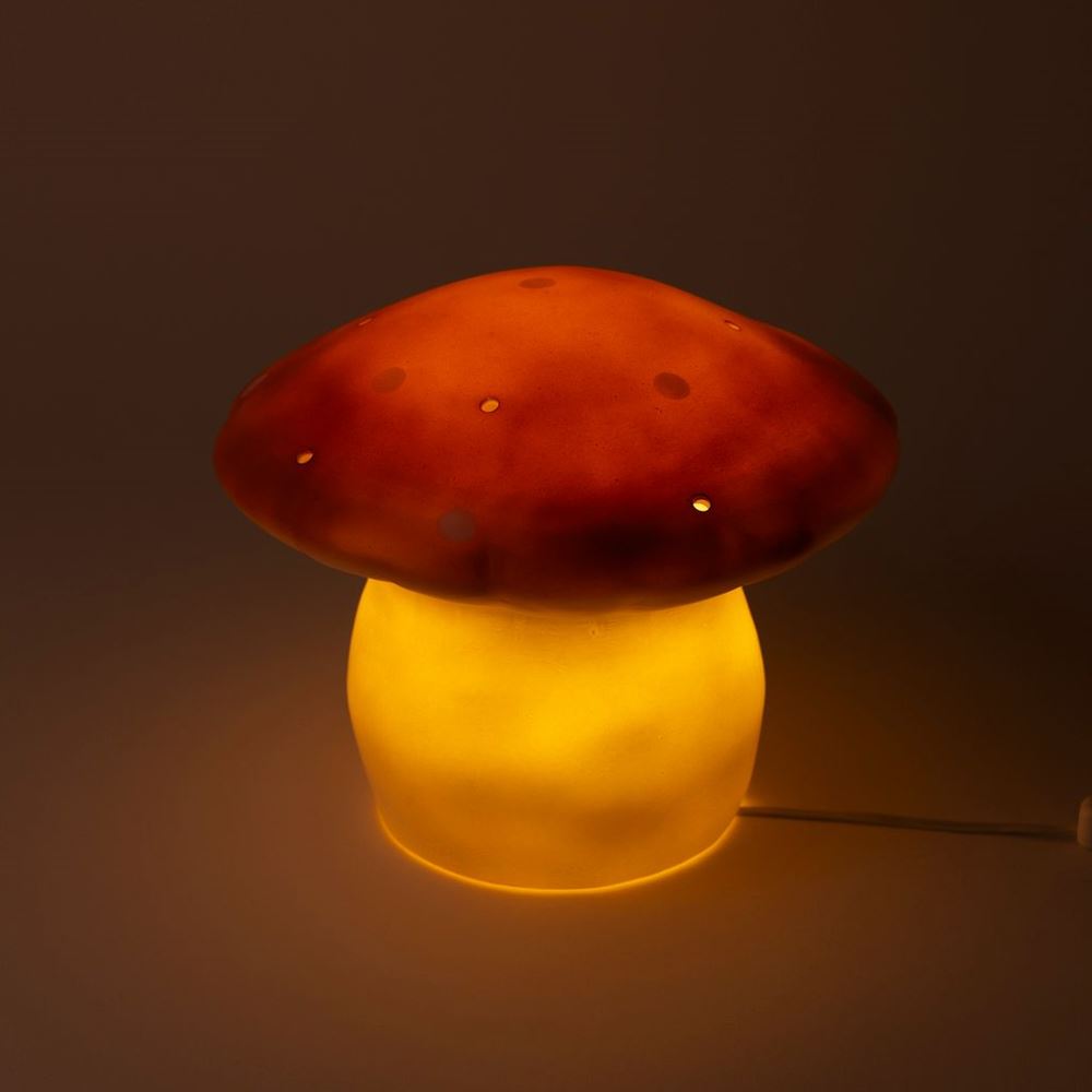 Lampe Egmont champignon terra + variateur.