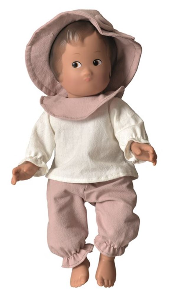 Poupée bébé Nora. 32cm. peint à la main. 1+
