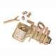 Ceinture à outils en bois Egmont. fsc. 30