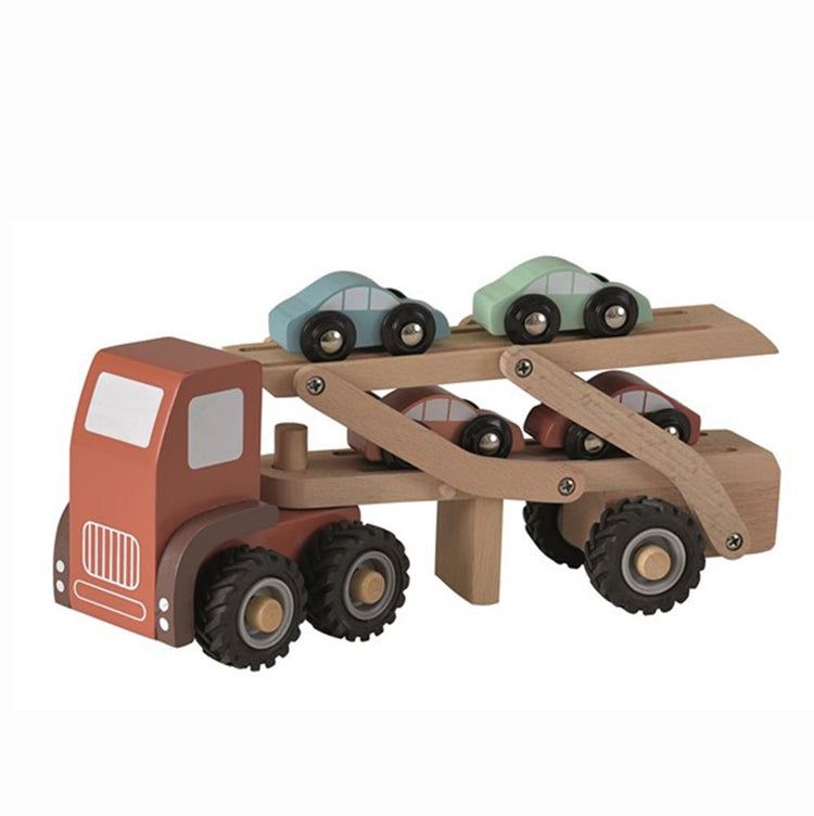 Transport de voitures en bois Egmont avec 4 voitures