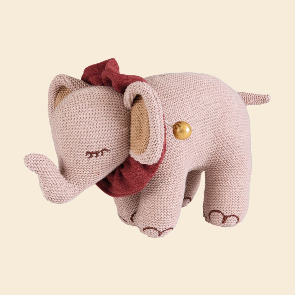 Peluche : Rosalie l'éléphante. boîte à musique
