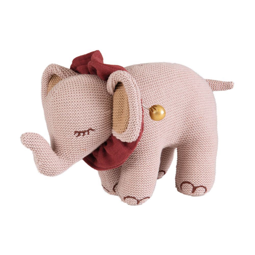 Peluche : Rosalie l'éléphante. boîte à musique