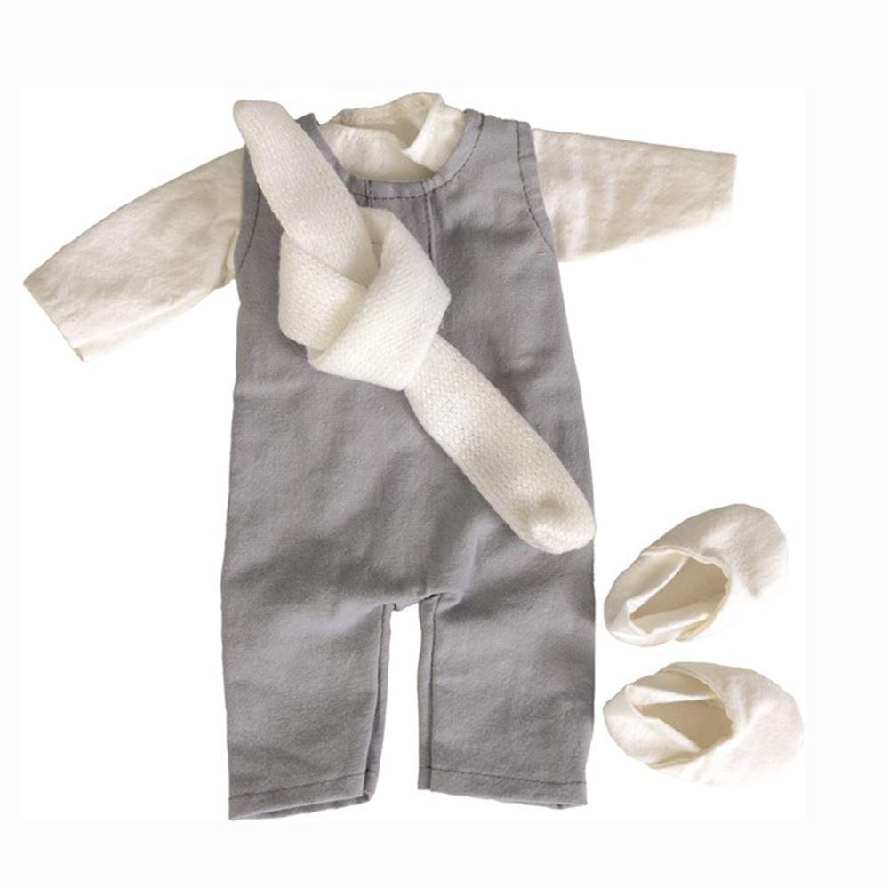 Tailleur-pantalon bleu. 20 x 30 cm. 1+