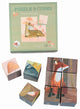 Puzzle cube Egmont 9 pièces d'animaux de la forêt.