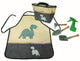 Ensemble de jardin dinosaures 6 pièces. 22x22x9 cm. 3+