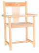 Chaise de poupée Egmont en bois. 23x18x40 cm. 3+