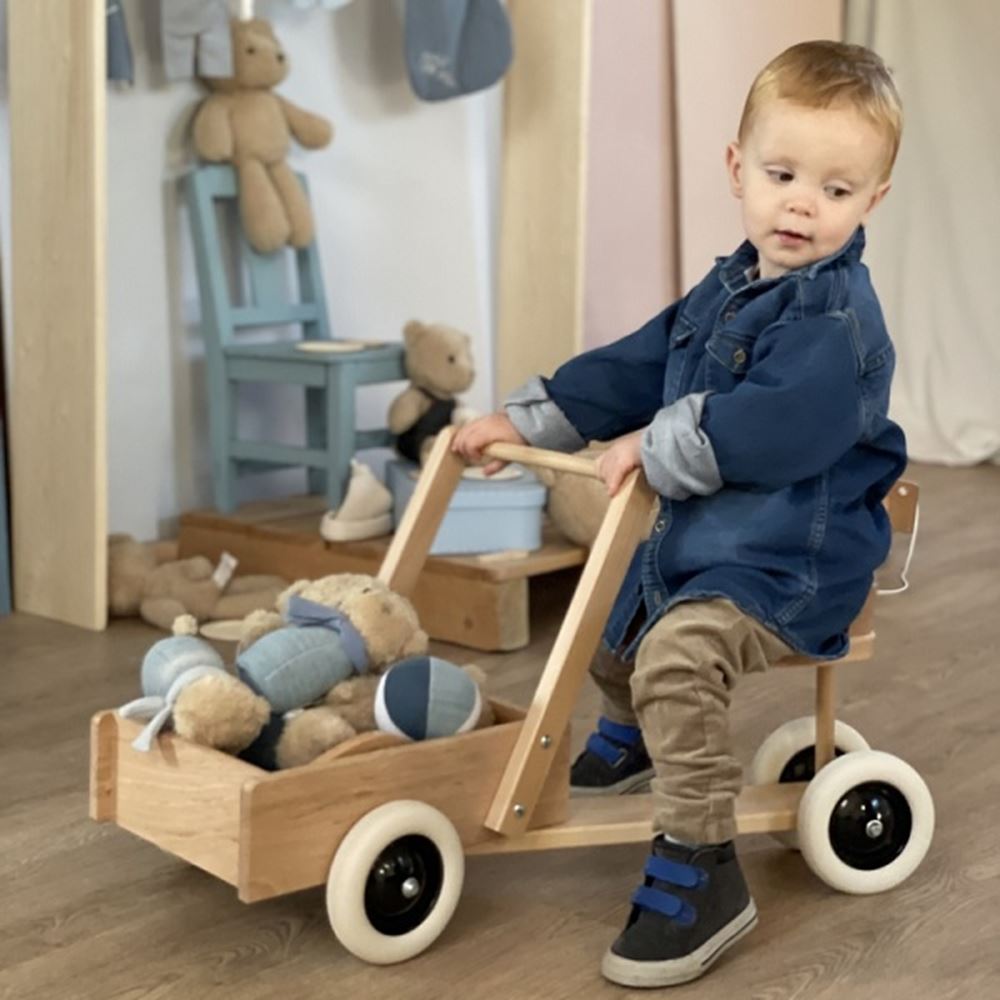 Vélo cargo Egmont en bois. 47x27x35 cm. 3+