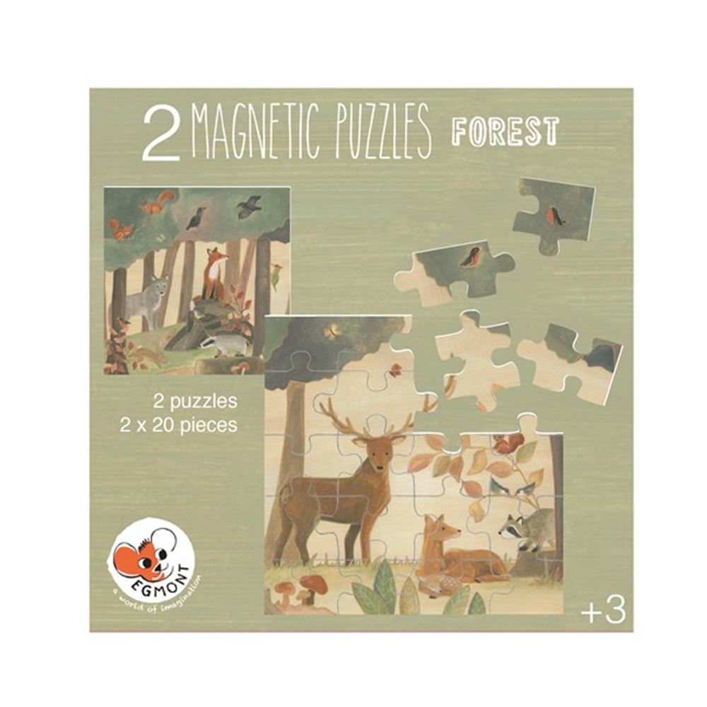 Forêt de puzzle magnétique d'Egmont. 17,5x17,5