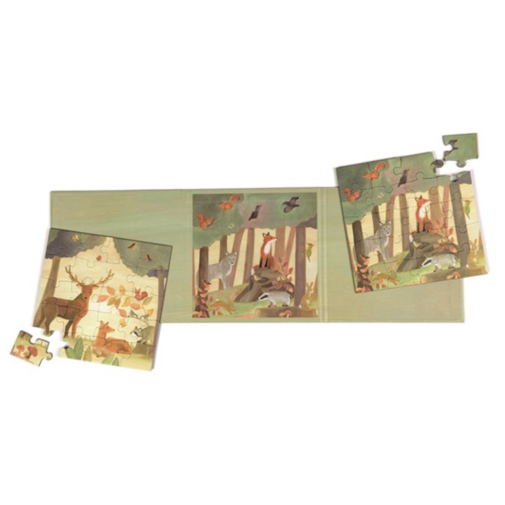 Forêt de puzzle magnétique d'Egmont. 17,5x17,5