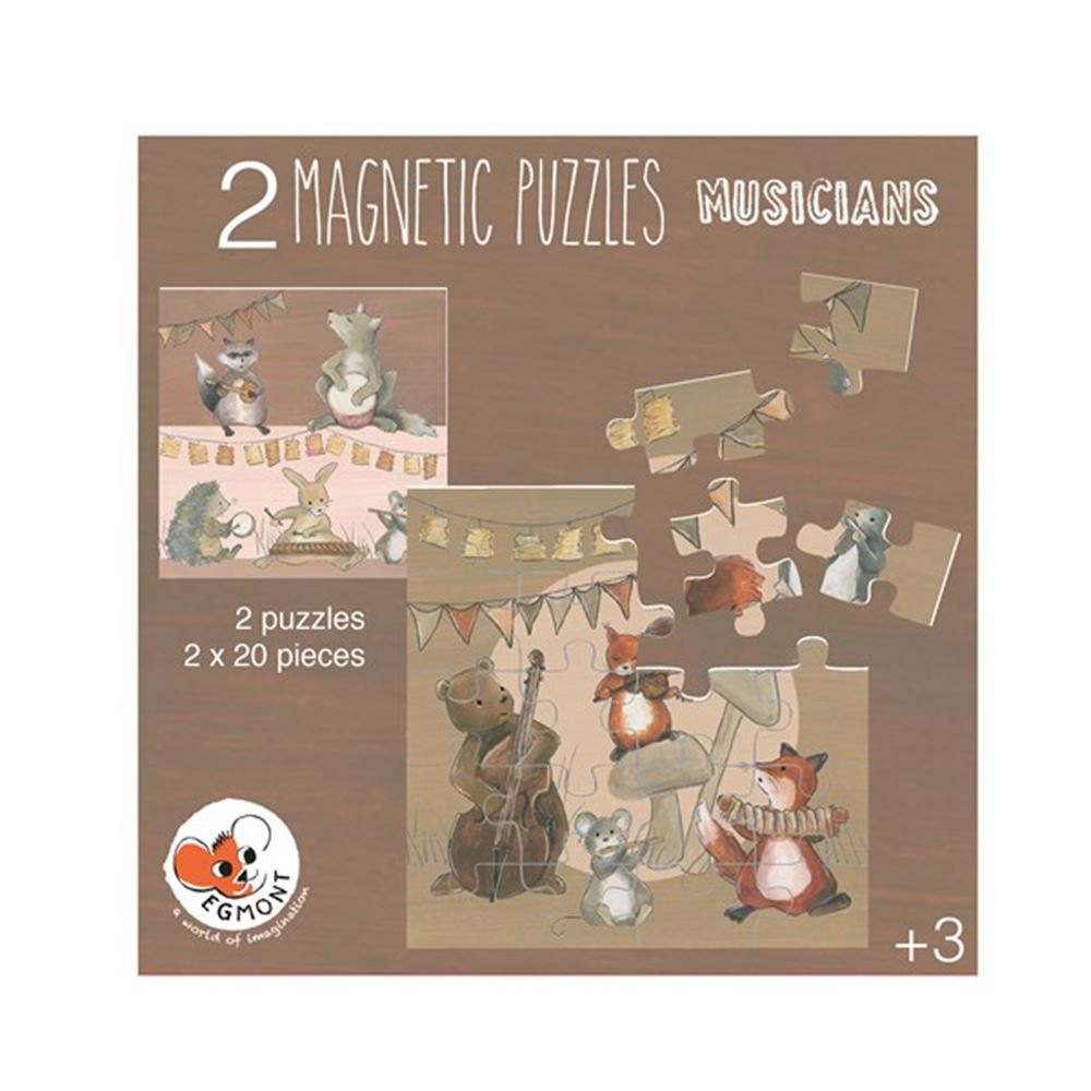 Musiciens de puzzle magnétique d'Egmont. 17