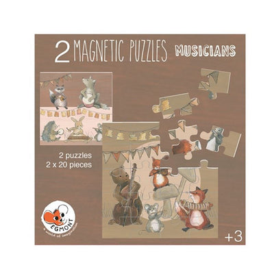 Musiciens de puzzle magnétique d'Egmont. 17