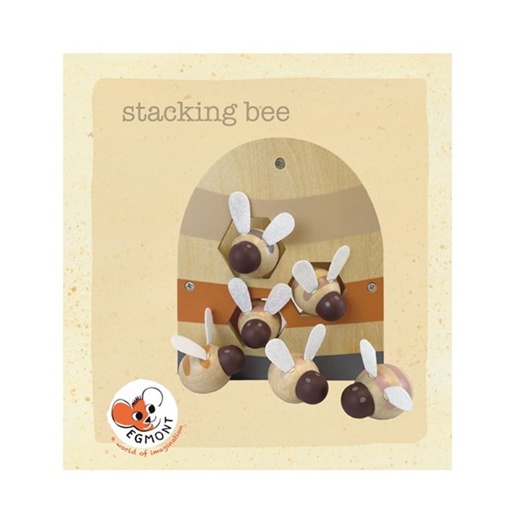 Abeilles en forme de boîte en bois d'Egmont. 17x18x6,