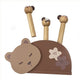 Abeilles pop-up en bois. 18x14x3,5 cm. 1+