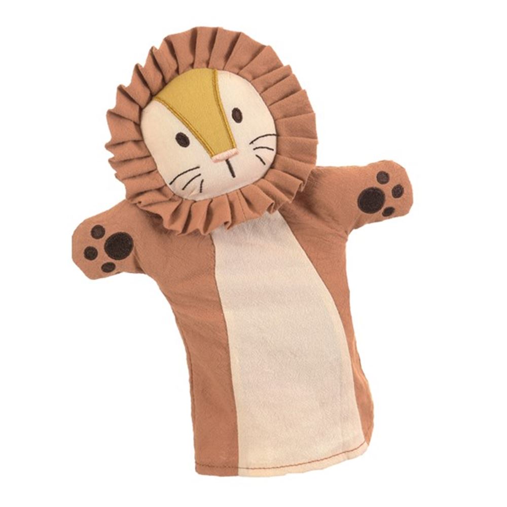 Marionnette Lion d'Egmont. 29x17x6 cm. 0+
