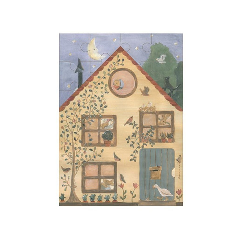 Puzzle Egmont maison de lapin. carton fsc