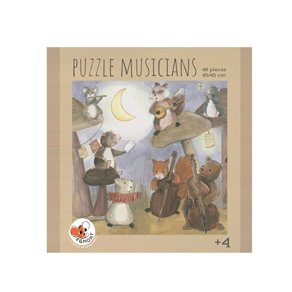 Egmont puzzle musiciens 48 pcs. carte fsc