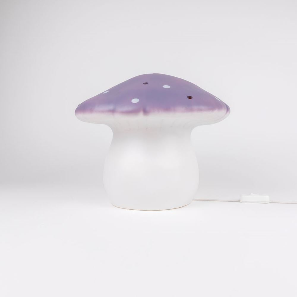 Lampe Egmont champignon lavande+variateur.