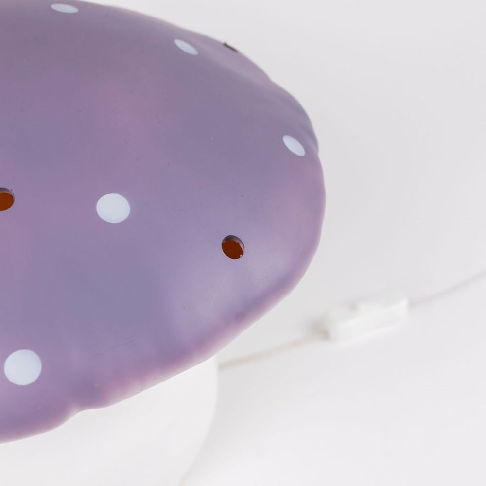 Lampe Egmont champignon lavande+variateur.