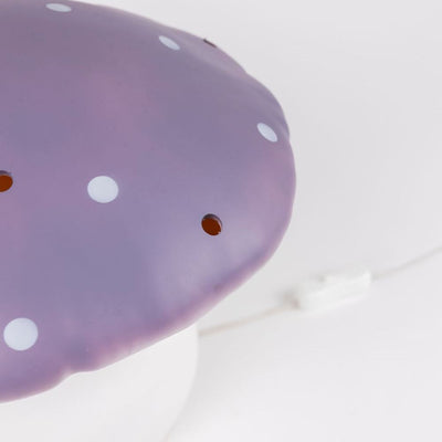 Lampe Egmont champignon lavande+variateur.