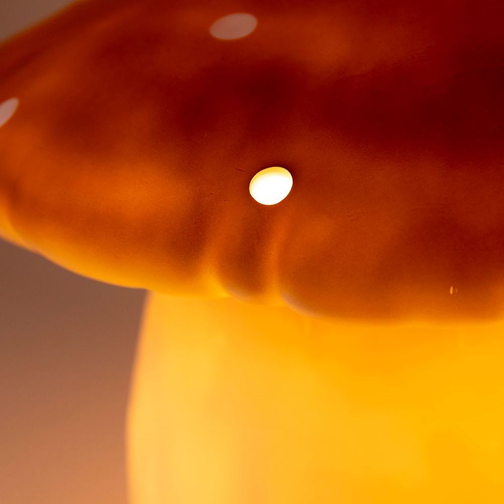 Lampe Egmont champignon chocolat + variateur