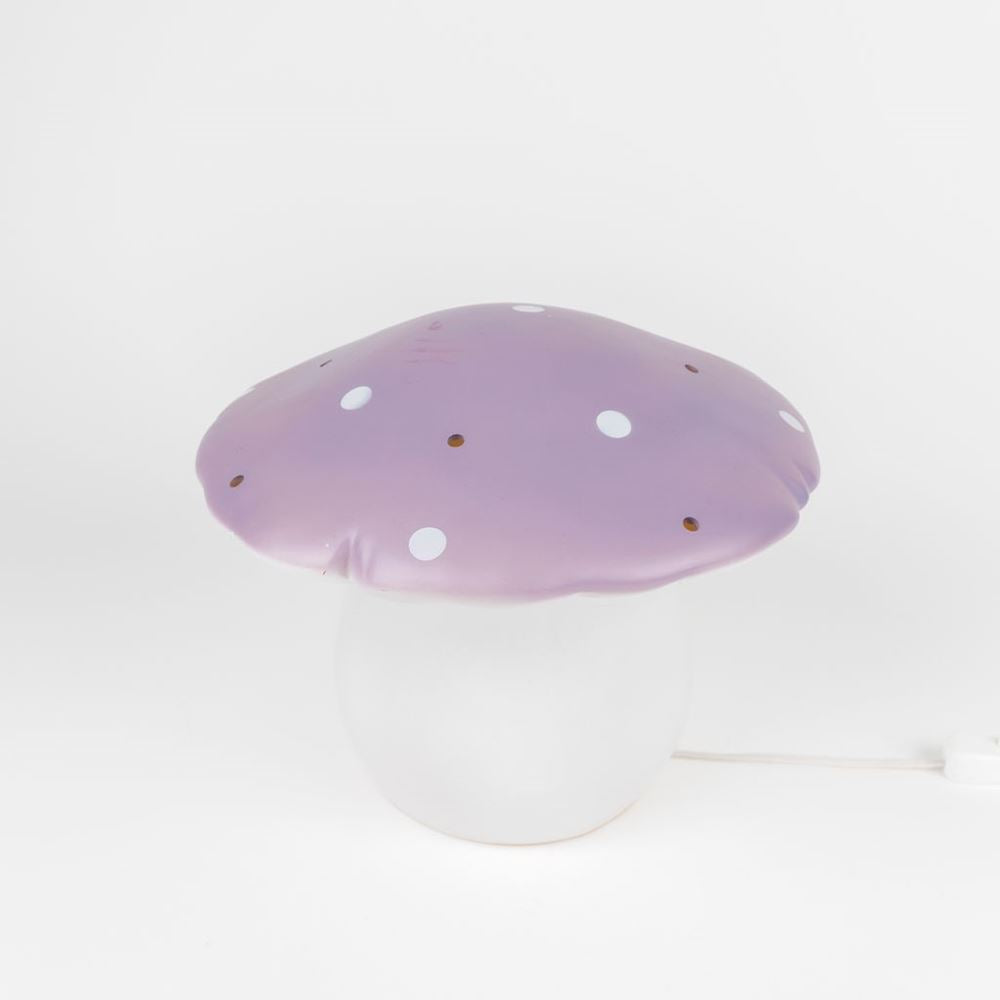 Lampe Egmont champignon lavande+variateur.