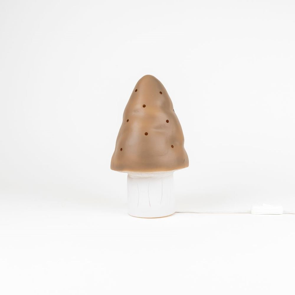 Lampe Egmont champignon chocolat + dimm