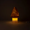 Lampe Egmont champignon chocolat + dimm