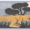 Tyranosaure d'Egmont en bois à peindre.