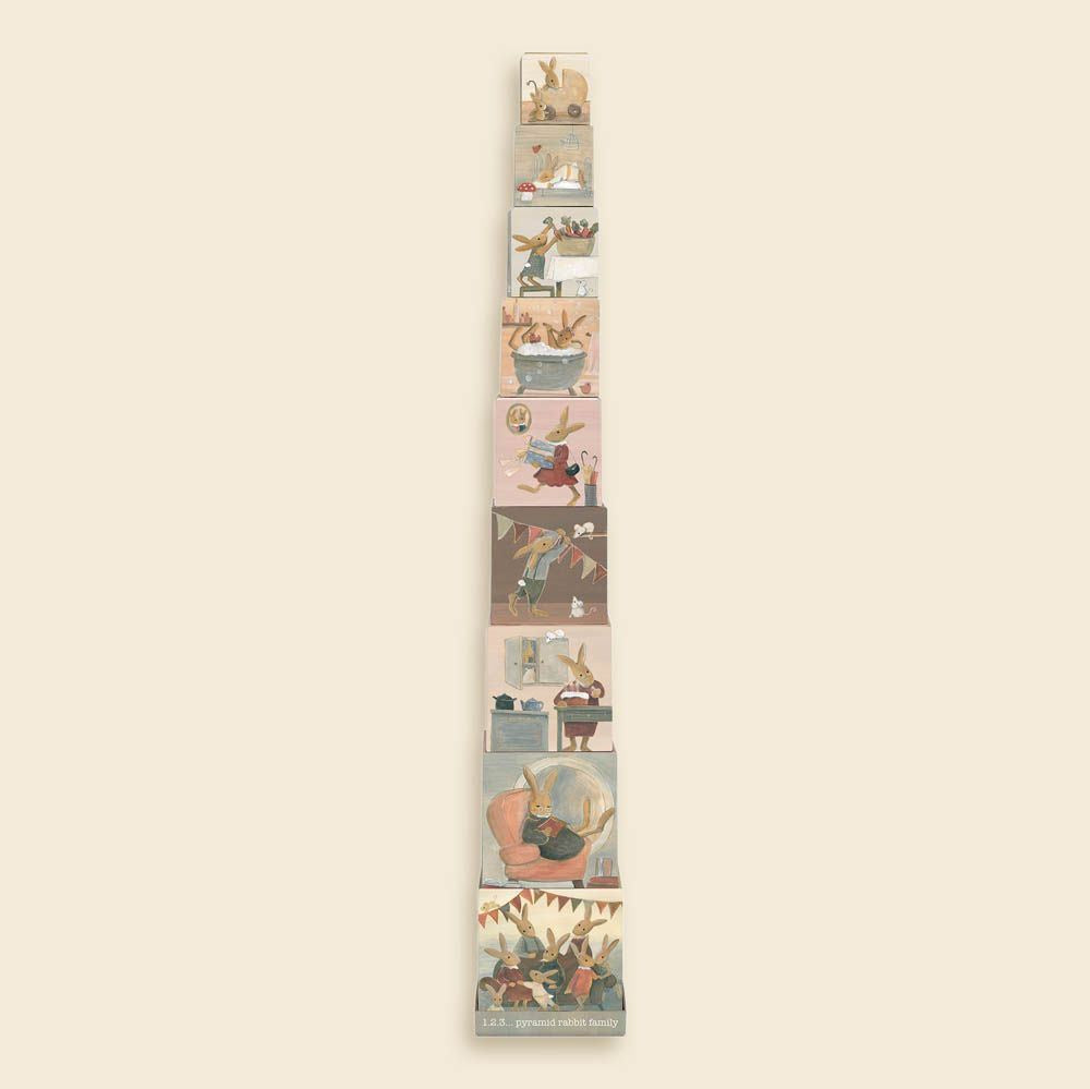 1.2.3 Pyramide empilable de la famille des lapins