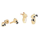Kit de construction en bois chien, 2 culs 8 pcs 2+