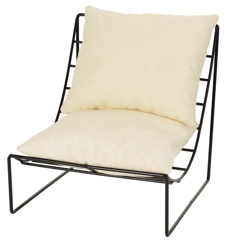 Chaise de poupée en métal Egmont avec coussin. 17