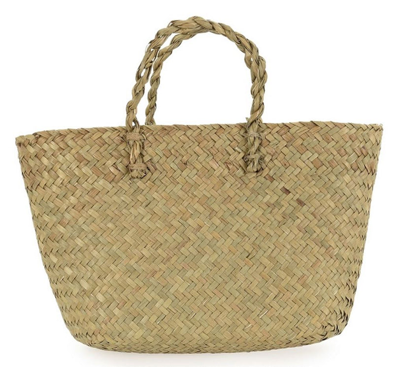 Panier en paille d'Egmont. 20x10x16cm.