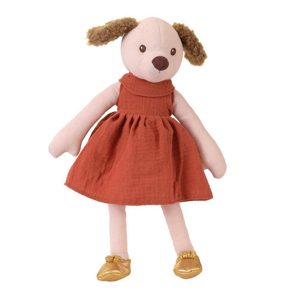 Egmont embrasse Amy le chien. 35cm. 0+