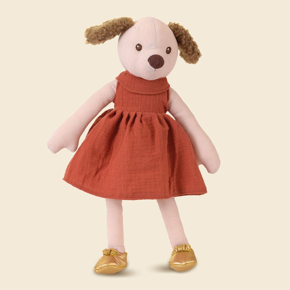 Egmont embrasse Amy le chien. 35cm. 0+