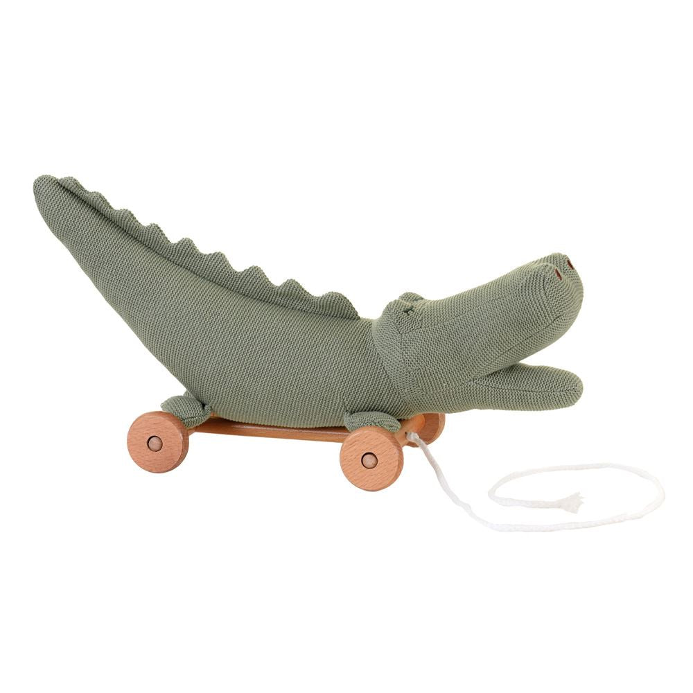 Figurine à tirer crocodile d'Egmont. 45x10x5cm.