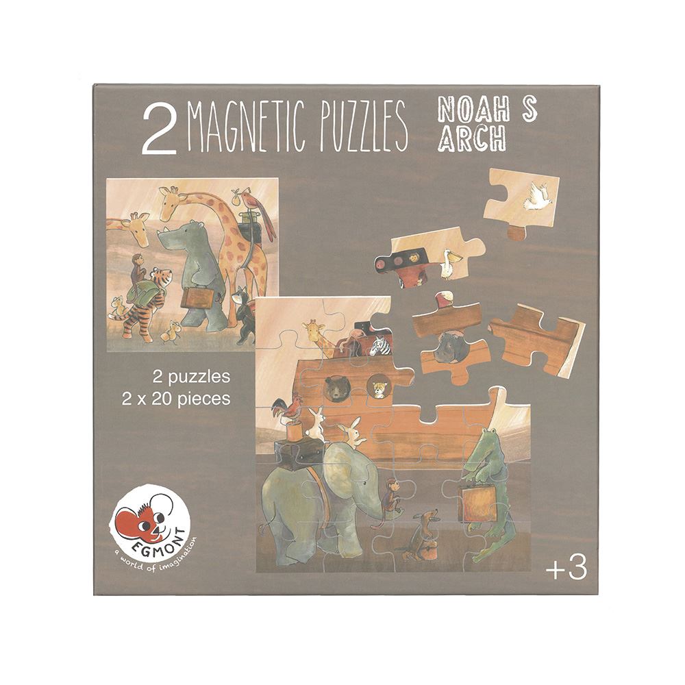 Puzzle magnétique Egmont L'Arche de Noé. 17,5x