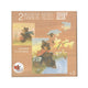 Ours en peluche puzzle magnétique Egmont. 17,5x1
