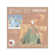 Montagnes de puzzle magnétique. 17,5x17,5x1 cm.